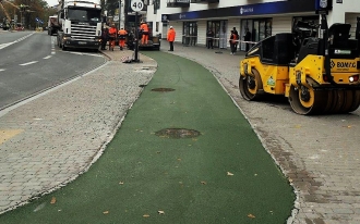 Czarny asfalt barwiony zielenią chromową CHROMTEX GA