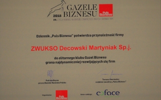 ZWUKSO - Gazele Biznesu 2018